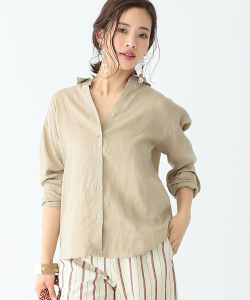 B:MING by BEAMS(ビーミングバイビームス)の「B:MING by BEAMS / ハードマンズ リネンシャツ 19SS(シャツ/ブラウス・レディース・ホワイト/ベージュ/イエロー/その他1/その他2・SMALL/MEDIUM)」の21枚目の写真