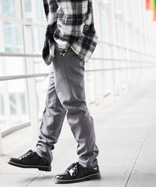 kutir（クティール）の「スキニー スラックス テーパードパンツ（スラックス・メンズ・チャコールグレー/ブラック/ライトベージュ・SMALL/MEDIUM/LARGE）」の17枚目の写真