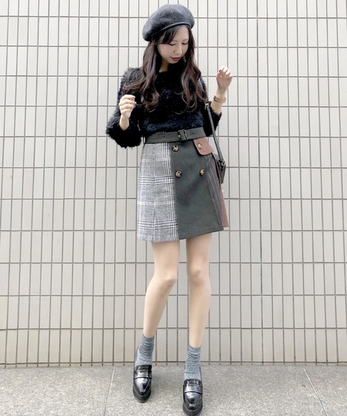 archives(アルシーヴ)の「ヒールローファー(ローファー・レディース・ブラック/ベージュ・MEDIUM/LARGE)」の7枚目の写真