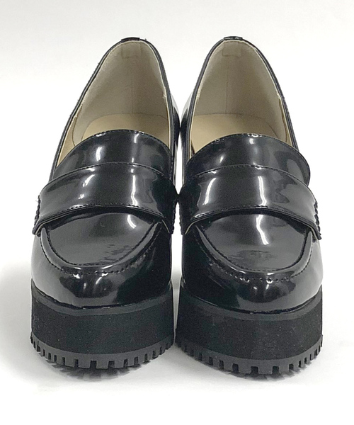 archives(アルシーヴ)の「ヒールローファー(ローファー・レディース・ブラック/ベージュ・MEDIUM/LARGE)」の5枚目の写真