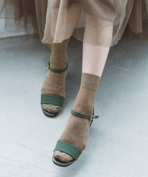 RiiiKa（リーカ）の「シンプルベルトヒールサンダル【RiiiKa/リーカ】（サンダル・レディース・ブラック/ベージュ/ピンク/グリーン・LL/S/M/L）」の19枚目の写真