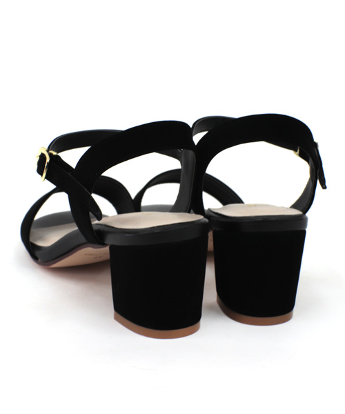 RiiiKa（リーカ）の「シンプルベルトヒールサンダル【RiiiKa/リーカ】（サンダル・レディース・ブラック/ベージュ/ピンク/グリーン・LL/S/M/L）」の14枚目の写真