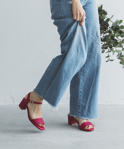 RiiiKa（リーカ）の「シンプルベルトヒールサンダル【RiiiKa/リーカ】（サンダル・レディース・ブラック/ベージュ/ピンク/グリーン・LL/S/M/L）」の10枚目の写真