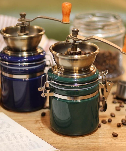 DULTON(ダルトン)の「COFFEE MILL ''TERRA'' / コーヒーミル "テラ"(キッチンツール・メンズ・ブルー/グリーン・FREE)」の1枚目の写真