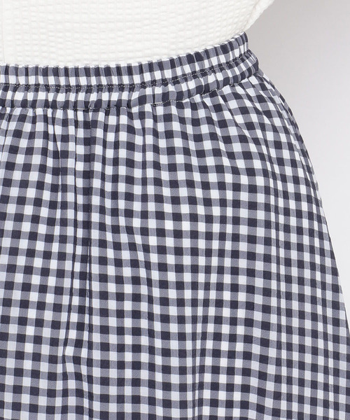 Petit Honfleur（プチオンフルール）の「ギンガムチェックスカート（スカート・レディース・ブラック/ネイビー・M size/L size）」の10枚目の写真