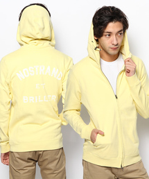 Ｍen バックプリントジップアップパーカ