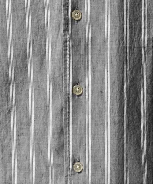 EDIFICE(エディフィス)の「Matteucci / Belesto 別注 ダブルストライプ オープンカラー シャツ(シャツ/ブラウス・メンズ・ライトグレー・SMALL/MEDIUM/LARGE)」の11枚目の写真