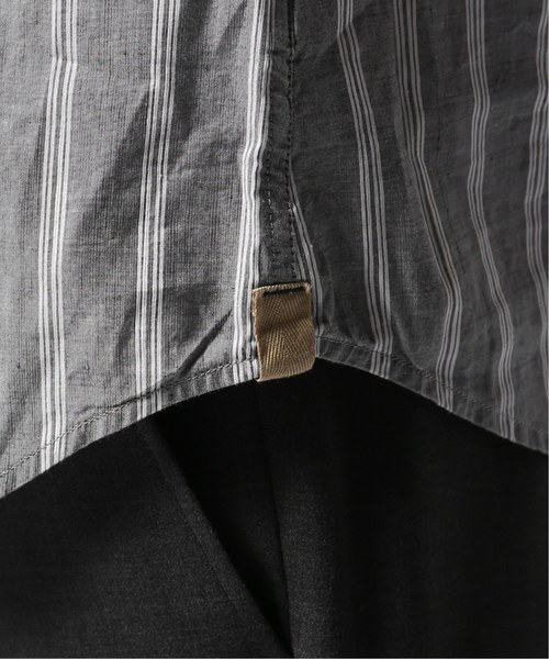 EDIFICE(エディフィス)の「Matteucci / Belesto 別注 ダブルストライプ オープンカラー シャツ(シャツ/ブラウス・メンズ・ライトグレー・SMALL/MEDIUM/LARGE)」の13枚目の写真