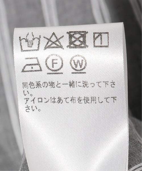 EDIFICE(エディフィス)の「Matteucci / Belesto 別注 ダブルストライプ オープンカラー シャツ(シャツ/ブラウス・メンズ・ライトグレー・SMALL/MEDIUM/LARGE)」の15枚目の写真