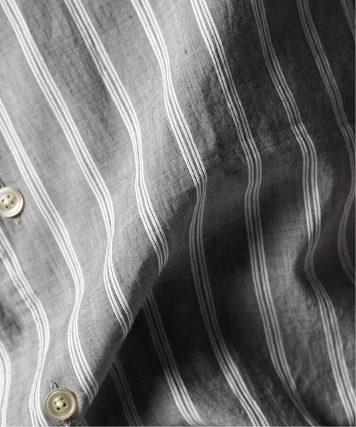 EDIFICE(エディフィス)の「Matteucci / Belesto 別注 ダブルストライプ オープンカラー シャツ(シャツ/ブラウス・メンズ・ライトグレー・SMALL/MEDIUM/LARGE)」の16枚目の写真