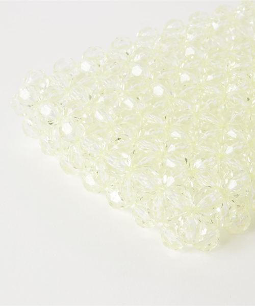 Casselini（キャセリーニ）の「クリアカラービーズバッグ（ショルダーバッグ・レディース・ブラック/ピンク/イエロー/クリア・FREE）」の12枚目の写真