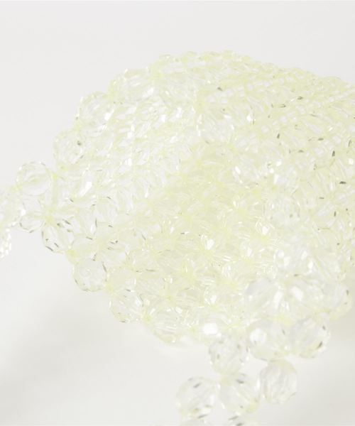 Casselini（キャセリーニ）の「クリアカラービーズバッグ（ショルダーバッグ・レディース・ブラック/ピンク/イエロー/クリア・FREE）」の13枚目の写真