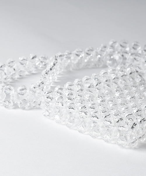 Casselini（キャセリーニ）の「クリアカラービーズバッグ（ショルダーバッグ・レディース・ブラック/ピンク/イエロー/クリア・FREE）」の9枚目の写真