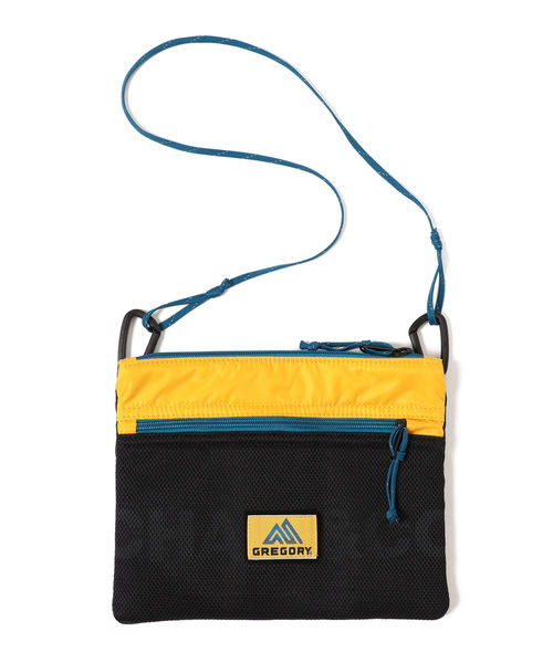 GREGORY（グレゴリー）の「GREGORY × CHARI&CO × BEAMS / 別注 サコッシュ（ショルダーバッグ・メンズ・ブラック/ネイビー/イエロー・ONE SIZE）」の3枚目の写真