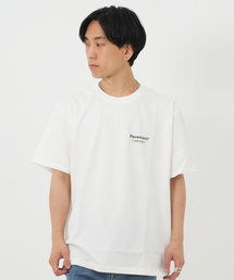 英字プリント半袖Tシャツ/カットソー
