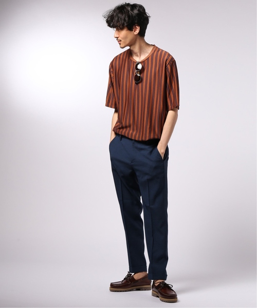 EDIFICE（エディフィス）の「RIRANCHA ドビー オックス アンクル パンツ（その他パンツ・メンズ・チャコールグレー/ブラック/ベージュ/ブルー・SMALL/MEDIUM/LARGE/X-LARGE）」の18枚目の写真