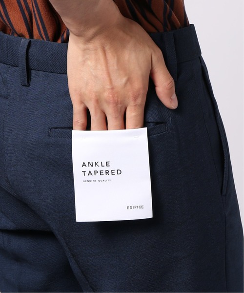 EDIFICE（エディフィス）の「RIRANCHA ドビー オックス アンクル パンツ（その他パンツ・メンズ・チャコールグレー/ブラック/ベージュ/ブルー・SMALL/MEDIUM/LARGE/X-LARGE）」の9枚目の写真