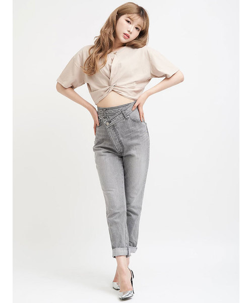 Darich（ダーリッチ）の「カラーカシュクールTシャツ（Tシャツ/カットソー・レディース・ベージュ/イエロー/ミント・FREE）」の15枚目の写真