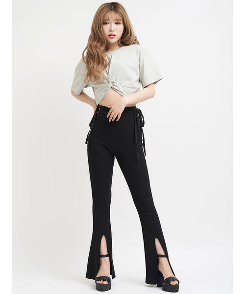 Darich（ダーリッチ）の「カラーカシュクールTシャツ（Tシャツ/カットソー・レディース・ベージュ/イエロー/ミント・FREE）」の17枚目の写真