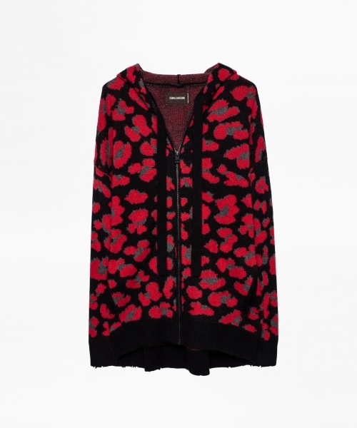 ZADIG&VOLTAIRE(ザディグ エ ヴォルテール)の「LENNOX C LEO JAC / ニットパーカー(パーカー・レディース・レッド系その他・S/M)」の3枚目の写真