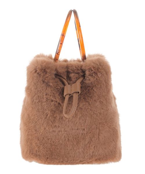 Mercuryduo マーキュリーデュオ の サークルハンドルエコファーバッグ ハンドバッグ Wear