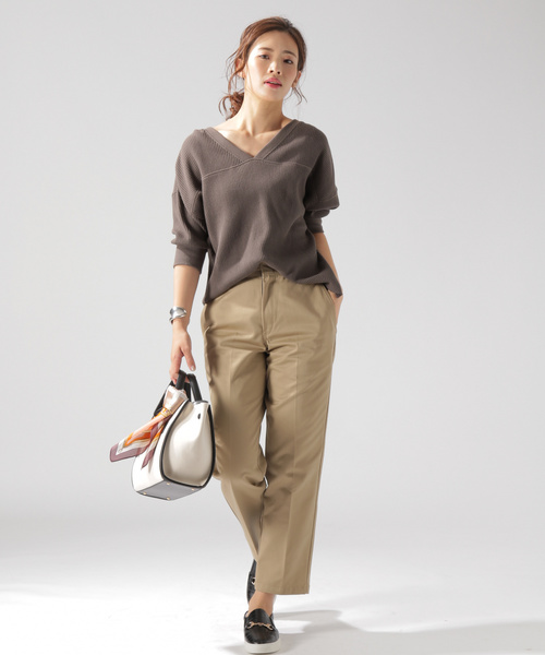 BAYFLOW(ベイフロー)の「【Dickies(ディッキーズ)】BAYFLOW別注テーパードパンツ(その他パンツ・レディース・ベージュ/カーキ・MEDIUM/SMALL)」の4枚目の写真