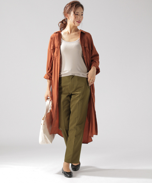 BAYFLOW(ベイフロー)の「【Dickies(ディッキーズ)】BAYFLOW別注テーパードパンツ(その他パンツ・レディース・ベージュ/カーキ・MEDIUM/SMALL)」の5枚目の写真