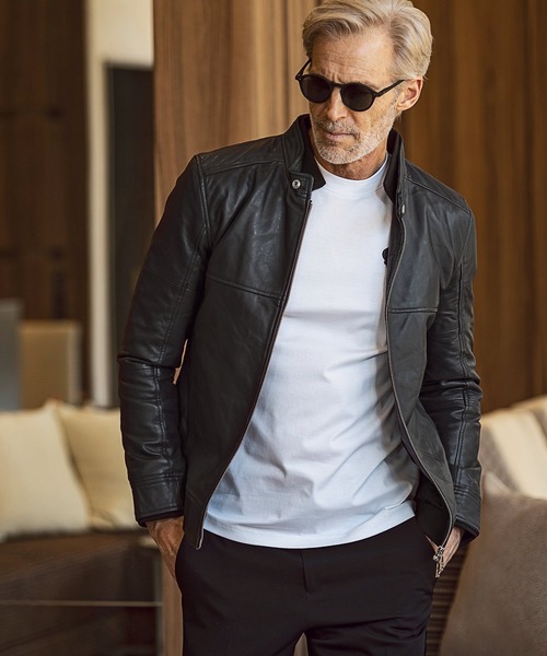 直営店・WEB限定 AKM Contemporary シープレザー ブルゾン セール】【WEB・直営店限定】AKM Contemporary(エイケイエム