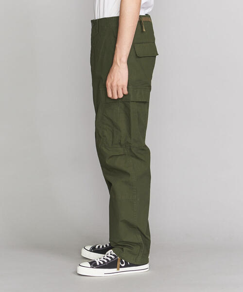 BEAUTY&YOUTH UNITED ARROWS(ビューティーアンドユースユナイテッドアローズ)の「BY リップストップ 6P カーゴパンツ(その他パンツ・メンズ・ブラック/オリーブ・SMALL/LARGE/X-LARGE/MEDIUM)」の4枚目の写真