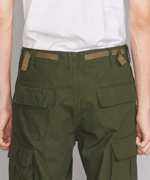 BEAUTY&YOUTH UNITED ARROWS(ビューティーアンドユースユナイテッドアローズ)の「BY リップストップ 6P カーゴパンツ(その他パンツ・メンズ・ブラック/オリーブ・SMALL/LARGE/X-LARGE/MEDIUM)」の8枚目の写真