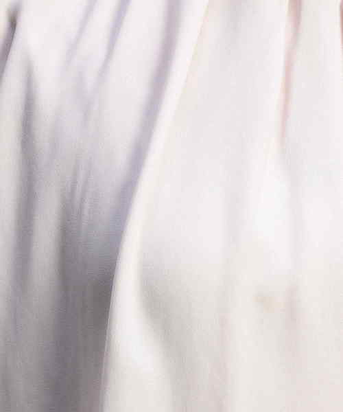 NARACAMICIE（ナラカミーチェ）の「ソフトジョーゼットネックギャザー長袖ブラウス（シャツ/ブラウス・レディース・ホワイト/グリーン/ネイビー・SMALL/MEDIUM/LARGE）」の6枚目の写真