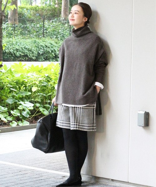 セール】ウールカシミヤワイドタートルネックプルオーバー◇（ニット