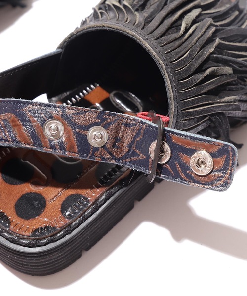 JUCO.（ジュコ）の「くせっ毛サンダル -Mens- ＜JUCO. STANDARD SHOES＞（サンダル・メンズ・ブラック・25.5cm/26.5cm）」の3枚目の写真