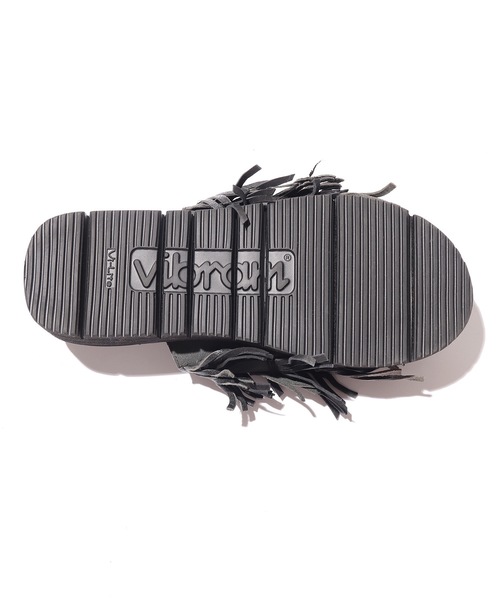 JUCO.（ジュコ）の「くせっ毛サンダル -Mens- ＜JUCO. STANDARD SHOES＞（サンダル・メンズ・ブラック・25.5cm/26.5cm）」の2枚目の写真