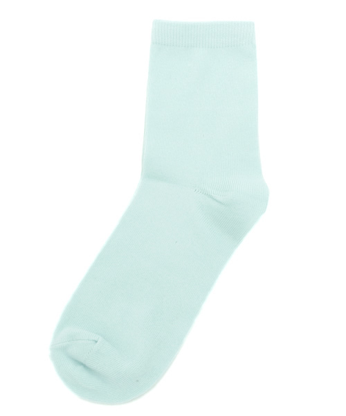 WEGO（ウィゴー）の「WEGO/無地ソックス（ソックス/靴下・レディース・イエロー/ピンク/ライトピンク/ホワイト/ブラック/グレー/グリーン/サックスブルー/パープル/ライトパープル・FREE）」の6枚目の写真