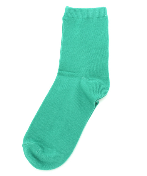 WEGO（ウィゴー）の「WEGO/無地ソックス（ソックス/靴下・レディース・イエロー/ピンク/ライトピンク/ホワイト/ブラック/グレー/グリーン/サックスブルー/パープル/ライトパープル・FREE）」の5枚目の写真