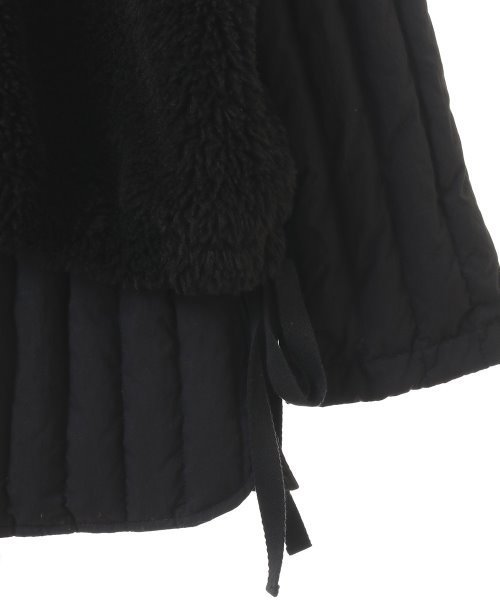 CLANE（クラネ）の「【CLANE(クラネ)】ボアベストレイヤードキルティングダウンコート（モッズコート・レディース・ホワイト/ブラック/カーキ・1）」の21枚目の写真