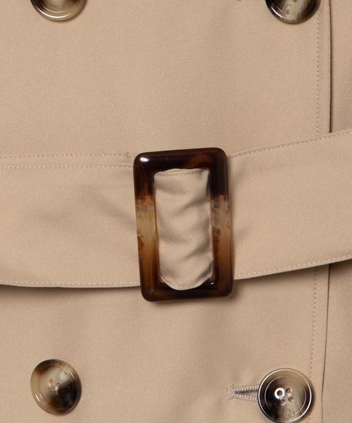 WEGO（ウィゴー）の「WEGO/【3点セット】ダブルベルトトレンチコート/スプリングコート（トレンチコート・レディース・ベージュ・FREE）」の13枚目の写真