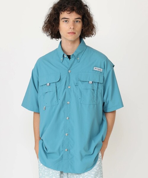 Columbia(コロンビア)の「Columbia/バハマ II ショートスリーブシャツ/コロンビア/UVカット/ベンチレーション/半袖シャツ(シャツ/ブラウス・メンズ・オレンジ/ブラック/ホワイト/ネイビー/イエロー/アクア/ターコイズブルー/ブルー/ライム/レッド/ベージュ/イエロー系その他/ブルーグレー/カーキ/ライトグリーン/カリビアンブルー/ライトグレー/パープル/スカイブルー/グリーン系その他2/ブルー系その他/グリーン系その他/ブルー系その他2/ブラック系その他/オレンジ系その他/パープル系その他/ブルー系その他3/グリーン系その他3/レモンイエロー/ベージュ系その他/ホワイト系その他/グレー・L/M/S/XXL/XL/XS)」の20枚目の写真
