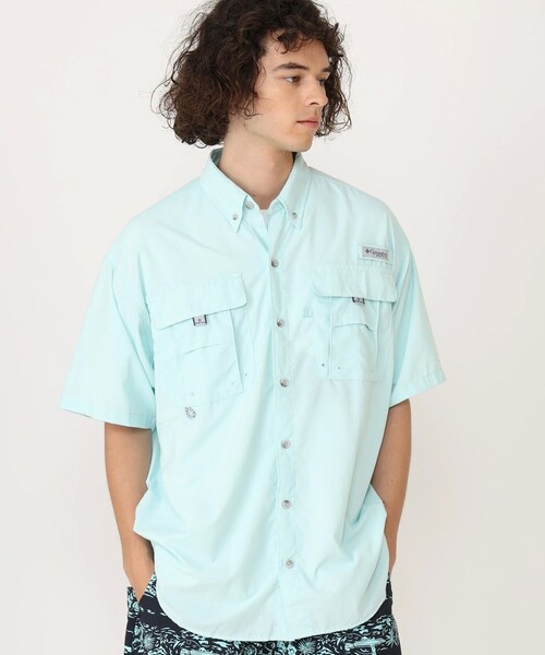 Columbia(コロンビア)の「Columbia/バハマ II ショートスリーブシャツ/コロンビア/UVカット/ベンチレーション/半袖シャツ(シャツ/ブラウス・メンズ・オレンジ/ブラック/ホワイト/ネイビー/イエロー/アクア/ターコイズブルー/ブルー/ライム/レッド/ベージュ/イエロー系その他/ブルーグレー/カーキ/ライトグリーン/カリビアンブルー/ライトグレー/パープル/スカイブルー/グリーン系その他2/ブルー系その他/グリーン系その他/ブルー系その他2/ブラック系その他/オレンジ系その他/パープル系その他/ブルー系その他3/グリーン系その他3/レモンイエロー/ベージュ系その他/ホワイト系その他/グレー・L/M/S/XXL/XL/XS)」の16枚目の写真