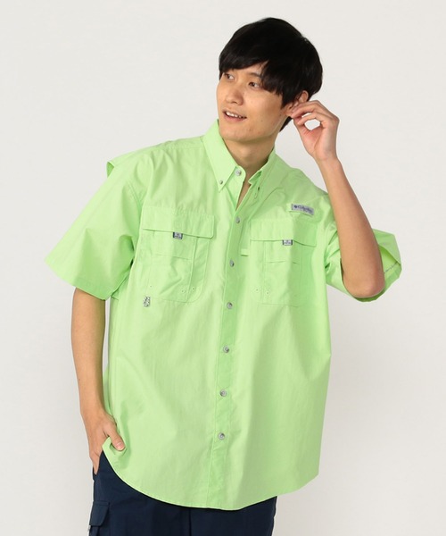 Columbia(コロンビア)の「Columbia/バハマ II ショートスリーブシャツ/コロンビア/UVカット/ベンチレーション/半袖シャツ(シャツ/ブラウス・メンズ・オレンジ/ブラック/ホワイト/ネイビー/イエロー/アクア/ターコイズブルー/ブルー/ライム/レッド/ベージュ/イエロー系その他/ブルーグレー/カーキ/ライトグリーン/カリビアンブルー/ライトグレー/パープル/スカイブルー/グリーン系その他2/ブルー系その他/グリーン系その他/ブルー系その他2/ブラック系その他/オレンジ系その他/パープル系その他/ブルー系その他3/グリーン系その他3/レモンイエロー/ベージュ系その他/ホワイト系その他/グレー・L/M/S/XXL/XL/XS)」の11枚目の写真