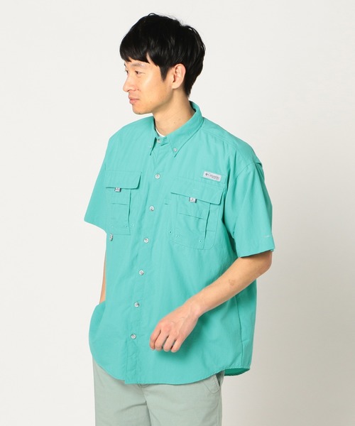 Columbia(コロンビア)の「Columbia/バハマ II ショートスリーブシャツ/コロンビア/UVカット/ベンチレーション/半袖シャツ(シャツ/ブラウス・メンズ・オレンジ/ブラック/ホワイト/ネイビー/イエロー/アクア/ターコイズブルー/ブルー/ライム/レッド/ベージュ/イエロー系その他/ブルーグレー/カーキ/ライトグリーン/カリビアンブルー/ライトグレー/パープル/スカイブルー/グリーン系その他2/ブルー系その他/グリーン系その他/ブルー系その他2/ブラック系その他/オレンジ系その他/パープル系その他/ブルー系その他3/グリーン系その他3/レモンイエロー/ベージュ系その他/ホワイト系その他/グレー・L/M/S/XXL/XL/XS)」の22枚目の写真