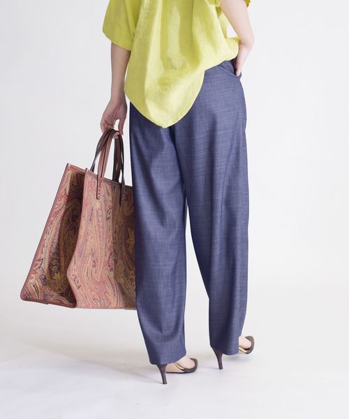 SHIPS（シップス）の「デニムライクポケットパンツ◇（その他パンツ・レディース・ネイビー/オフホワイト・40/38/36/34）」の12枚目の写真