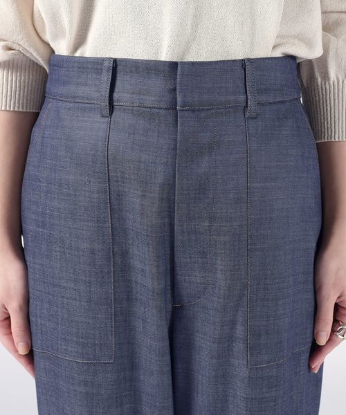 SHIPS（シップス）の「デニムライクポケットパンツ◇（その他パンツ・レディース・ネイビー/オフホワイト・40/38/36/34）」の19枚目の写真