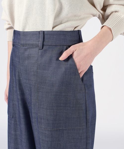 SHIPS（シップス）の「デニムライクポケットパンツ◇（その他パンツ・レディース・ネイビー/オフホワイト・40/38/36/34）」の20枚目の写真