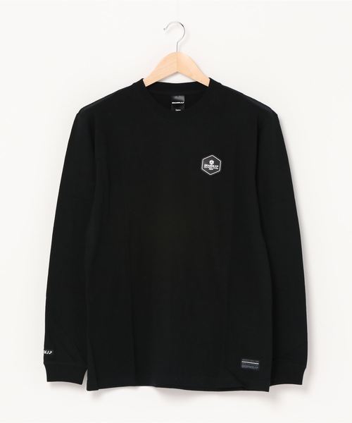 GRANDE FOOTBALL PRODUCTS(グランデフットボールプロダクツ)の「GRANDE.F.P BASICヘキサゴンL/S-T(Tシャツ/カットソー・メンズ・ブラック×ホワイト/ブラック×レッド/ホワイト×ブラック・L/M)」の3枚目の写真