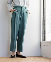 coen | 【WEB限定カラー】COOL＆UV機能付きタックストレートスラックス＃(スラックス)