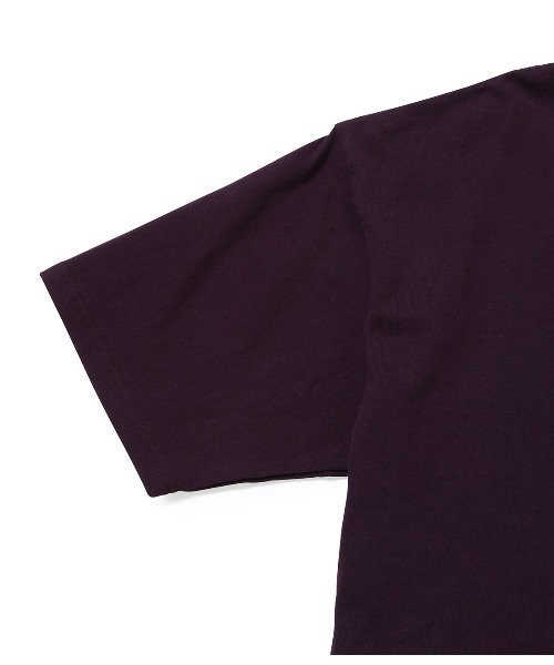 FRUIT OF THE LOOM（フルーツオブザルーム）の「FRUIT別注ミニカレッジロゴTEE（Tシャツ/カットソー・メンズ・オフホワイト/パープル/ベージュ・L/M）」の8枚目の写真