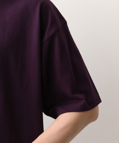 FRUIT OF THE LOOM（フルーツオブザルーム）の「FRUIT別注ミニカレッジロゴTEE（Tシャツ/カットソー・メンズ・オフホワイト/パープル/ベージュ・L/M）」の15枚目の写真