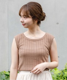 flower | デイリーリブトップ(Tシャツ/カットソー)